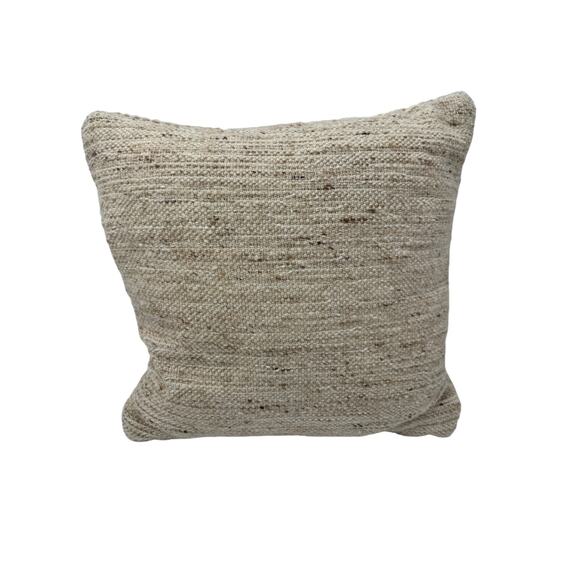 Lulu And Georgia Riri Pillow Light Natural 20x 20" Wool Cotton Neutral Throw‎ - Picture 3 of 5